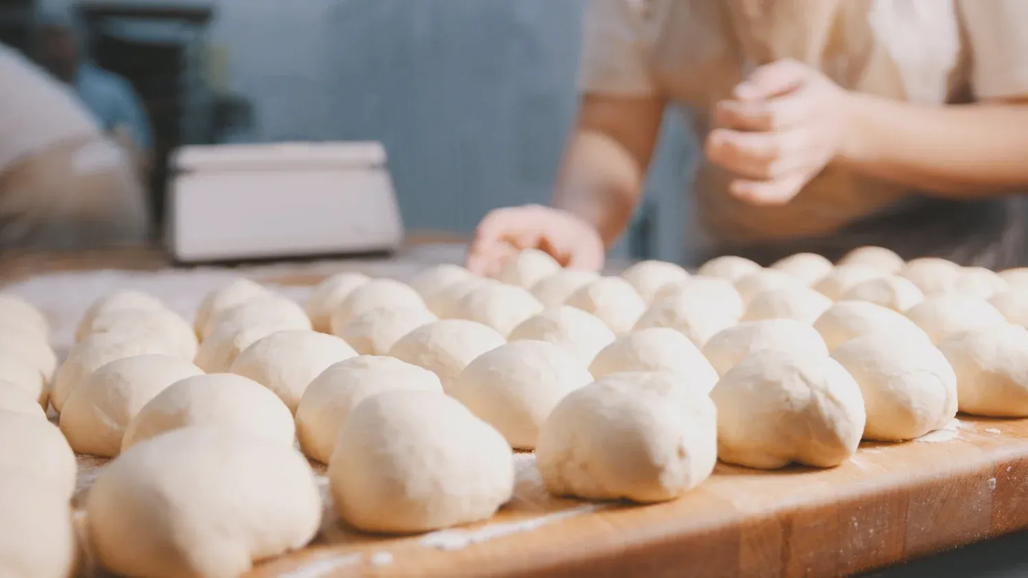 Close-up of bread rolls