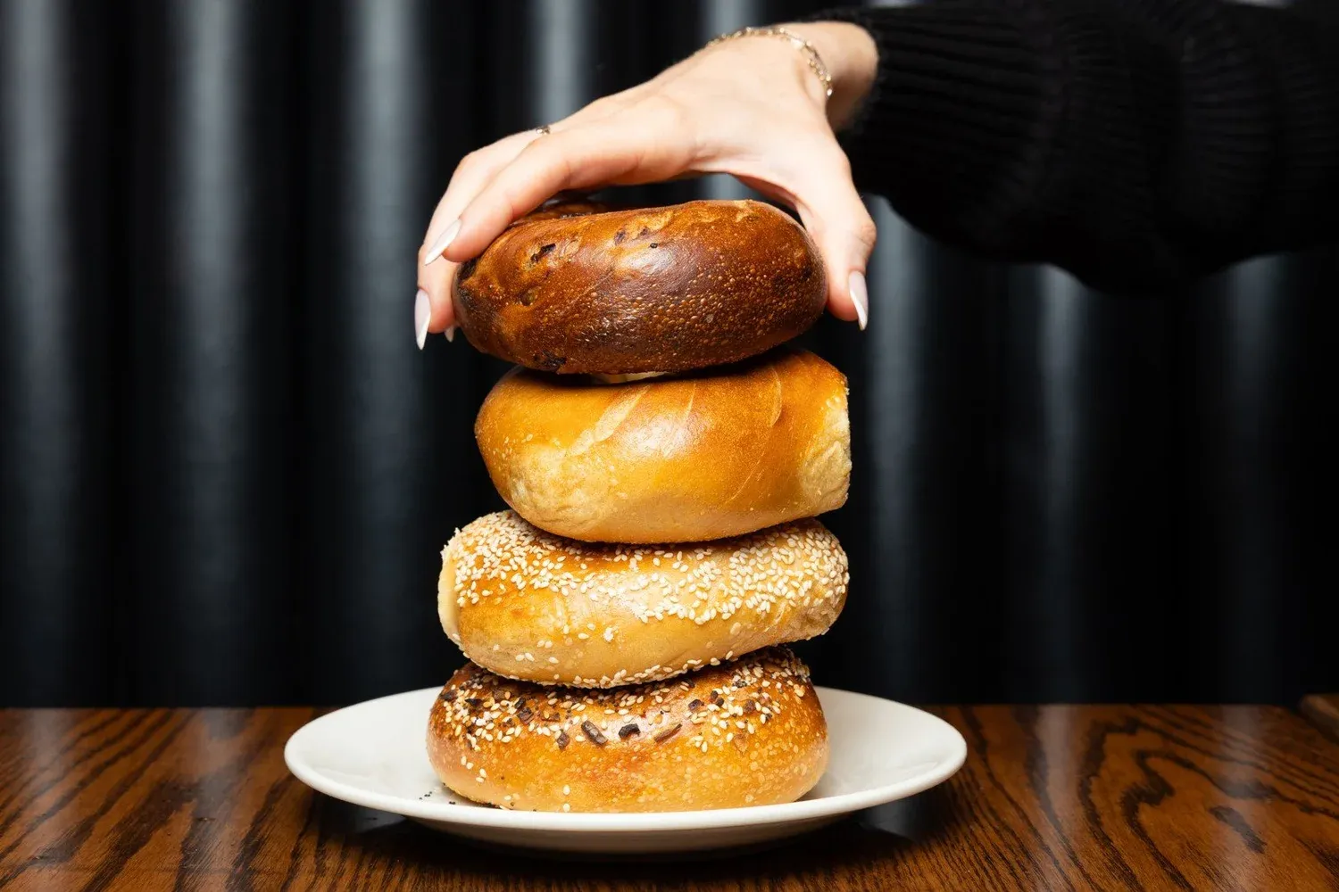 Fresh Gotham Bagels product photography